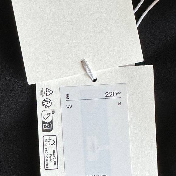 NWT COS black wool cape with scarf, 14,  GP1518 - Picture 6 of 6